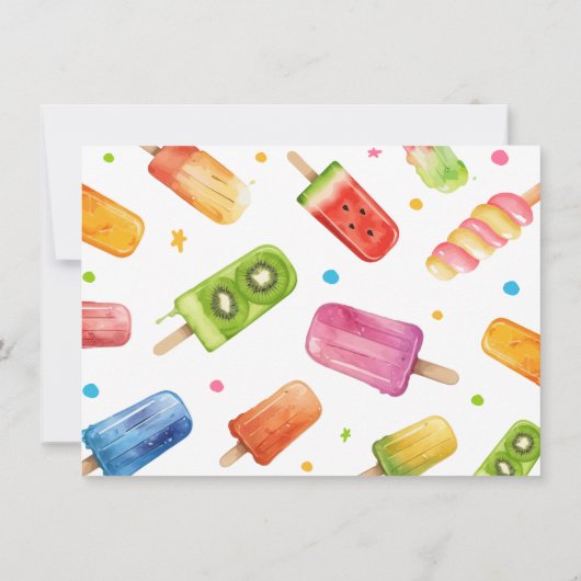 赤ちゃんポップ・アートのシャワー家族の伝統カード 招待状 (裏面)