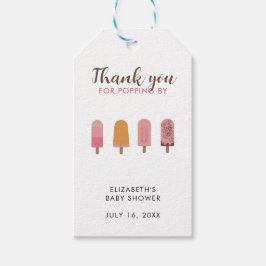 赤ちゃんポップ・アートのシャワー準備 ギフトタグ