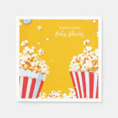 赤ちゃんポップ・アートのシャワー準備 スタンダードカクテルナプキン (正面)