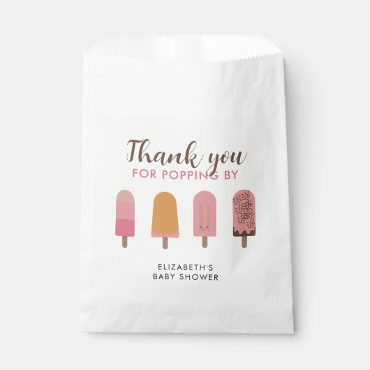 赤ちゃんポップ・アートのシャワー準備 フェイバーバッグ (正面)