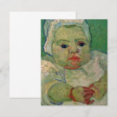 赤ちゃんマルセル・ルーラン ヴィンセント・ファン・ゴッホによる (正面/裏面)