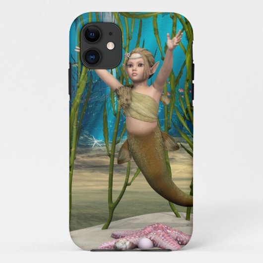 赤ちゃんマーメイド Case-Mate iPhoneケース (裏面)