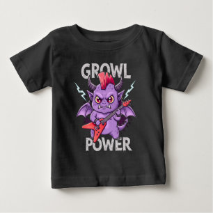 赤ちゃんモンスター・ロック - グラオパワー ベビーTシャツ
