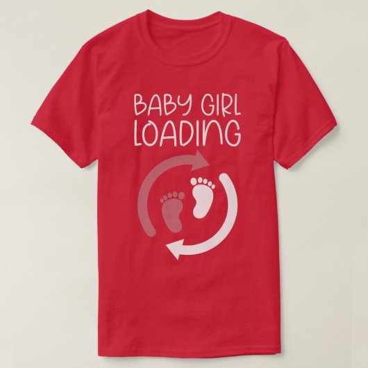 赤ちゃんロードおもしろいTee妊娠の発表 Tシャツ (デザイン正面)