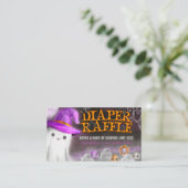 赤ちゃん不気味シャワーおむつラッフル エンクロージャーカード (スタンド正面)