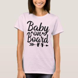 赤ちゃん乗ってます Tシャツ