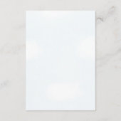 赤ちゃん乗船中 サーフィン ビーチ 水彩 赤ちゃんシャワー アドバイスカード (裏面)