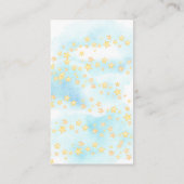 赤ちゃん動物のホットエアバルーンおむつくじチケット エンクロージャーカード (裏面)