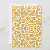 赤ちゃん動物のボホアーチベイビーシャワー招待状 招待状 (裏面)