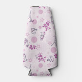 赤ちゃん動物のヴィンテージを表示するパターン ボトルクーラー (正面)