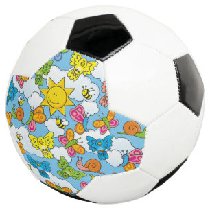 赤ちゃん動物の背景 サッカーボール