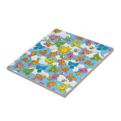 赤ちゃん動物の背景 タイル (側面)