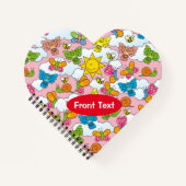 赤ちゃん動物の背景 ノートブック (正面)