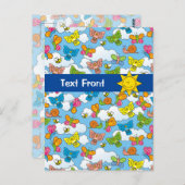 赤ちゃん動物の背景 ポストカード (正面/裏面)