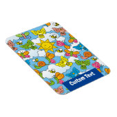 赤ちゃん動物の背景 マグネット (右側)