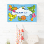 赤ちゃん動物の背景 横断幕 (インサイチュ)