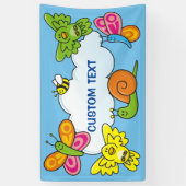 赤ちゃん動物の背景 横断幕 (縦)