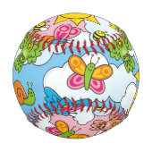 赤ちゃん動物の背景 野球ボール (裏面)