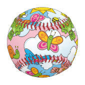 赤ちゃん動物の背景 野球ボール (正面)