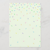 赤ちゃん動物シャワーゲームカード – 散水主題設定 プログラム (裏面)