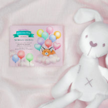 赤ちゃん動物風船かわいい赤ちゃんシャワー