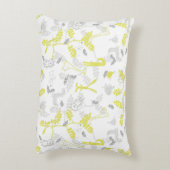 赤ちゃん動物2の模様 アクセントクッション (裏面(縦))