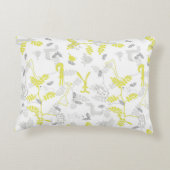 赤ちゃん動物2の模様 アクセントクッション (裏面)