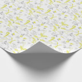 赤ちゃん動物2の模様 ラッピングペーパー (角)