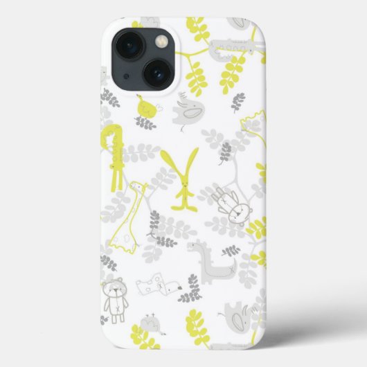 赤ちゃん動物2の模様 Case-Mate iPhoneケース (裏面)