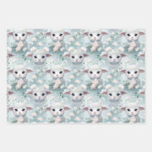 赤ちゃん動物 ラッピングペーパーシート (正面)