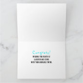 赤ちゃん双子男の子おめでとう カード (内部)