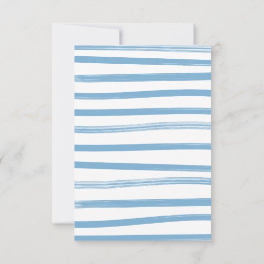 赤ちゃん名門私立校風のシャワーおむつラッフルカード 招待状 (裏面)