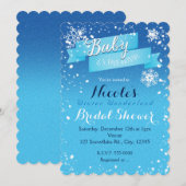 赤ちゃん外は寒いよ 冬のイベント招待状 招待状 (正面/裏面)