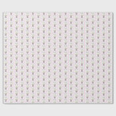 赤ちゃん女の子のための赤ちゃんシャワーのギフトラップそれは女の子である ラッピングペーパー (フラット)