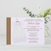 赤ちゃん女の子の洗礼/《キリスト教》洗礼式や命名式の誘い 招待状 (スタンド正面)