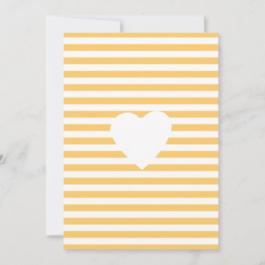 赤ちゃん女の子または男の子シャワーロッキングホース 招待状 (裏面)