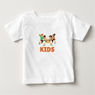 赤ちゃん子供ゲームTシャツ ベビーTシャツ