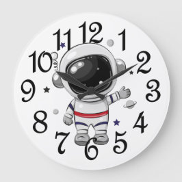 赤ちゃん宇宙飛行士 ラージ壁時計
