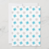 赤ちゃん寒いよ冬のベイビーシャワー 招待状 (裏面)