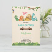 赤ちゃん恐竜かわいい招待状 セーブザデート (スタンド正面)