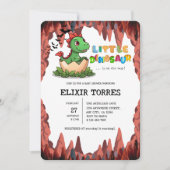 赤ちゃん恐竜がやってくる 招待状 (正面)