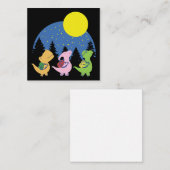 赤ちゃん恐竜の学校復帰 ノートカード (正面/裏面)