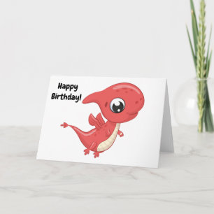 赤ちゃん恐竜 お誕生日おめでとう! カード