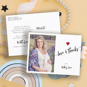 赤ちゃん感謝していシャワーあなたの写真はがき ポストカード