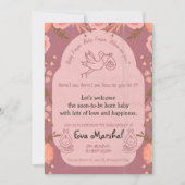 赤ちゃん指 赤ちゃん指 どこにいるの 招待状 (正面)