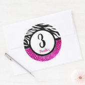 赤ちゃん月別シール ラウンドシール (封筒)