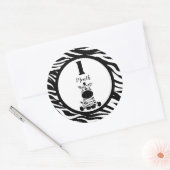 赤ちゃん月別ステッカー ラウンドシール (封筒)