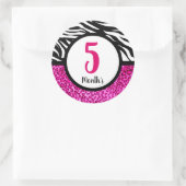 赤ちゃん月別ステッカー ラウンドシール (バッグ)