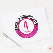 赤ちゃん月別ステッカー ラウンドシール (封筒)