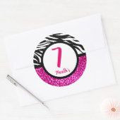 赤ちゃん月別ステッカー ラウンドシール (封筒)